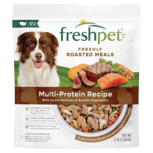 Freshpet Freshly Roasted Meals Multi Protein Recipe Dog Food 3 lb The Fresh Grocer