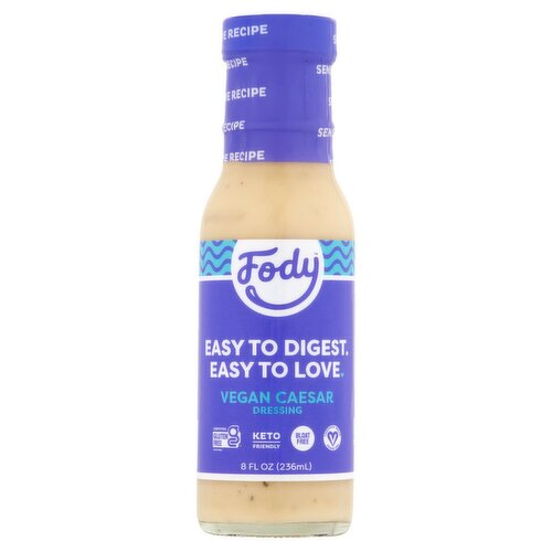 Fody Vegan Caesar Dressing, 8 fl oz