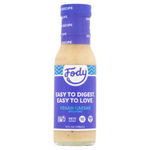 Fody Vegan Caesar Dressing, 8 fl oz