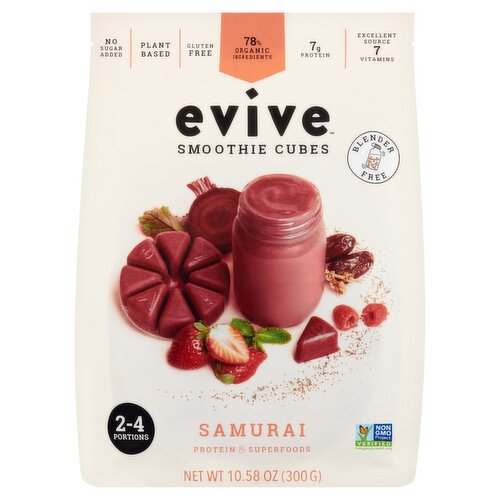 Evive Samurai Smoothie Cubes, 10.58 oz