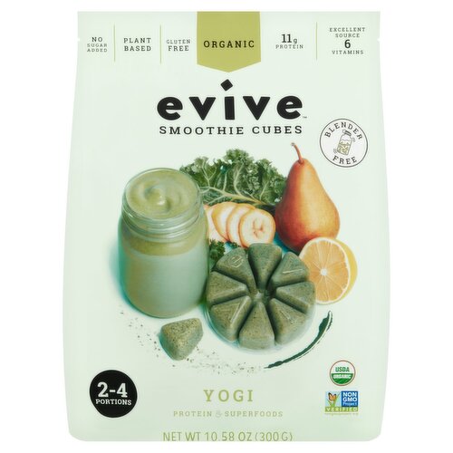 Evive Yogi Smoothie Cubes, 10.58 oz