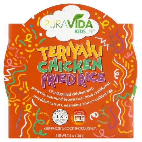 Pura Vida KidsLife Teriyaki Chicken Fried Rice, 5.5 oz