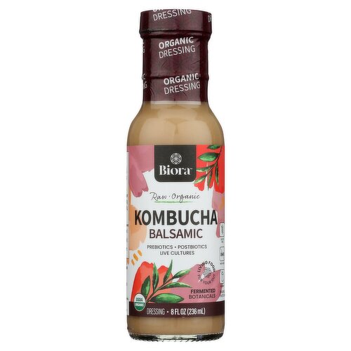 Biora Kombucha Balsamic Dressing, 8 fl oz