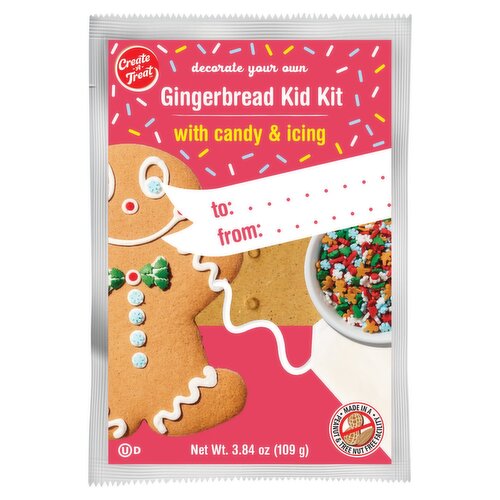Create A Treat Gingerbread Kid Cookie Kit, 3.8 oz
