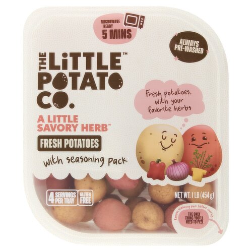 The Little Potato Company A Little Savory Herb Fresh Potatoes with Seasoning Pack, 1 lb