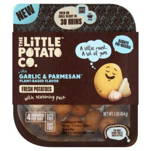 The Little Potato Co. A Little Garlic & Parmesan Fresh Potatoes, 1 lb