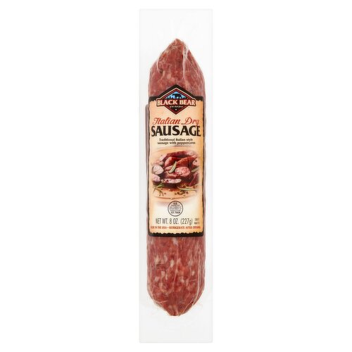 Black Bear Italian Dry Sausage, 8 oz