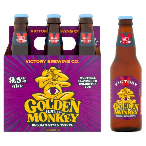 Victory Brewing Co. Golden Monkey Belgian-Style Tripel, 12 oz, 6 count