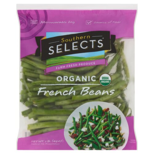 Southern Selects Organic French Beans, 1 lb
