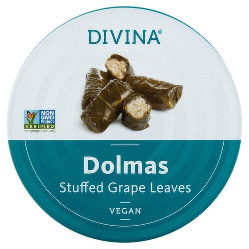 Divina Dolmas Stuffed Grape Leaves, 7 oz