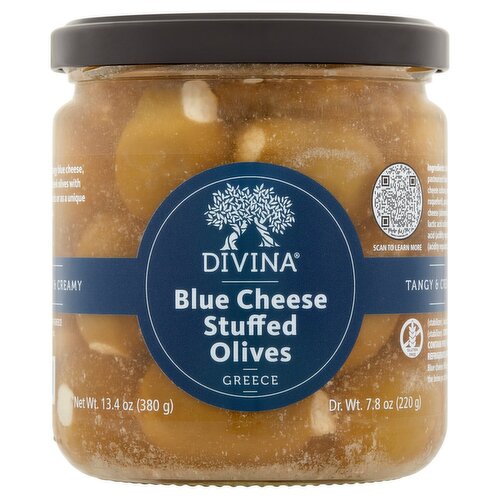 Divina Blue Cheese Stuffed Olives, 13.4 oz