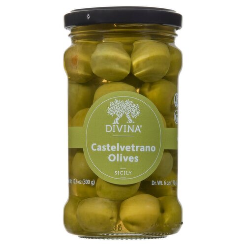 Divina Sicily Castelvetrano Olives, 10.6 oz