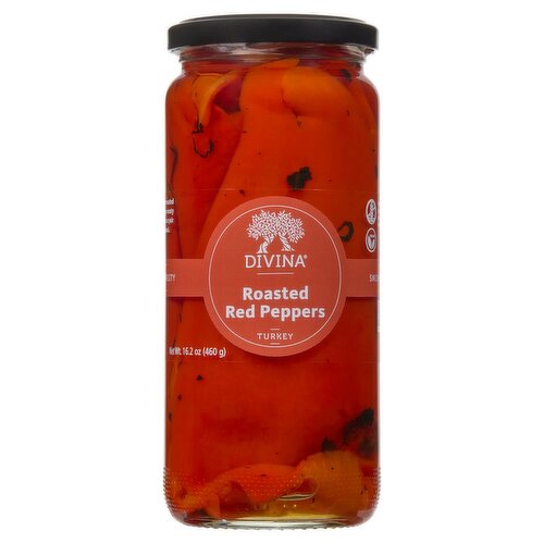 Divina Turkey Roasted Red Peppers, 16.2 oz