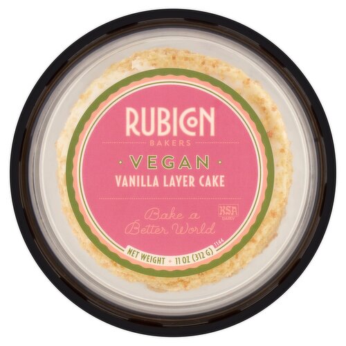 Rubicon Bakers Vegan Vanilla Layer Cake, 11 oz
