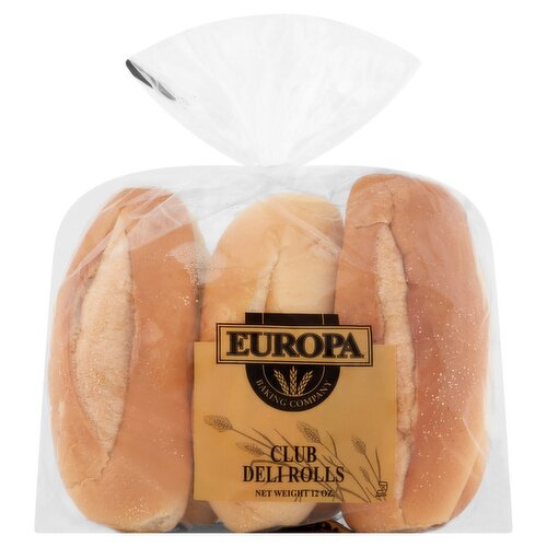 Europa Baking Company Club Deli Rolls, 12 oz