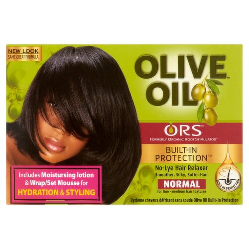 ORS Olive Oil Built-In Protection Normal No-Lye Hair Relaxer, 1 complete application