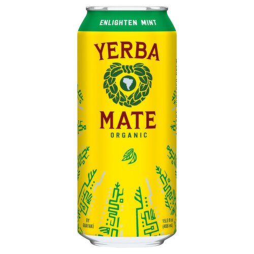 Guayakí Organic Enlighten Mint Yerba Mate Plant Powered Brew, 15.5 fl oz