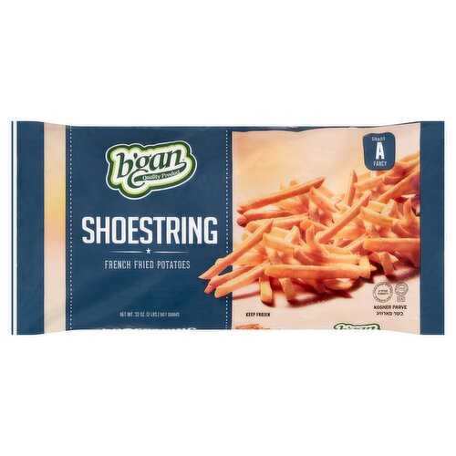 B'gan Shoestring French Fried Potatoes, 32 oz