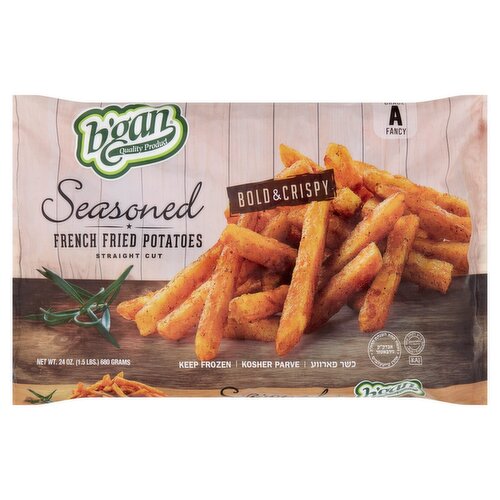 B'gan Seasoned French Fried Potatoes, 24 oz