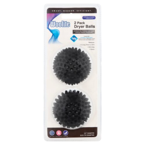 Woolite Hypo-Allergenic & Reusable Dryer Balls, 2 count