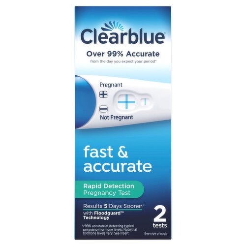 Clearblue Rapid Detection Pregnancy Test, 2 count