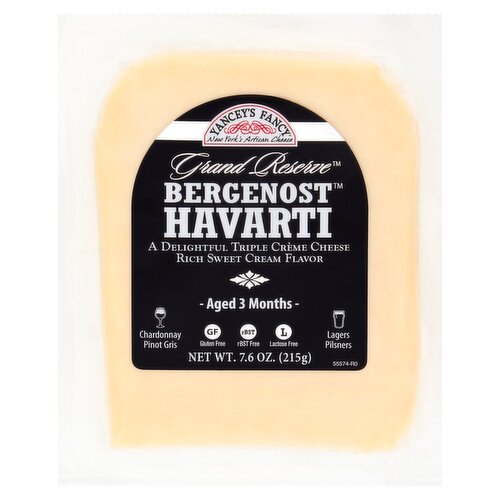 Yancey's Fancy Grand Reserve Bergenost Havarti Cheese, 7.6 oz