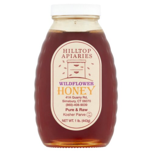 Hilltop Apiaries Wildflower Honey, 1 lb