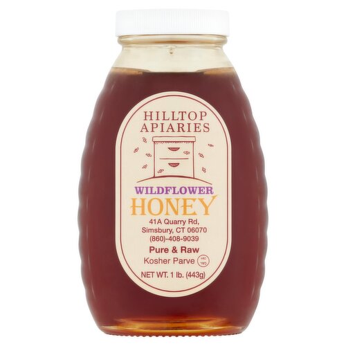 Hilltop Apiaries Wildflower Honey, 1 lb