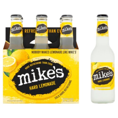 Mike's Hard Lemonade Premium Malt Beverage, 6 count, 11.2 fl oz