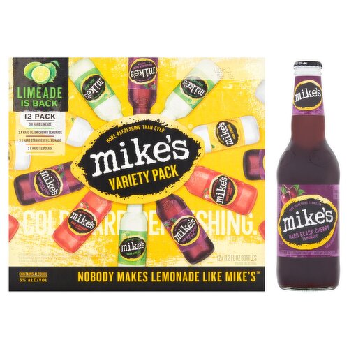Mike's Beer Variety Pack, 12 count, 11.2 fl oz