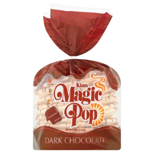 Kim's Dark Chocolate Flavor Drizzled Magic Pop, 4.2 oz