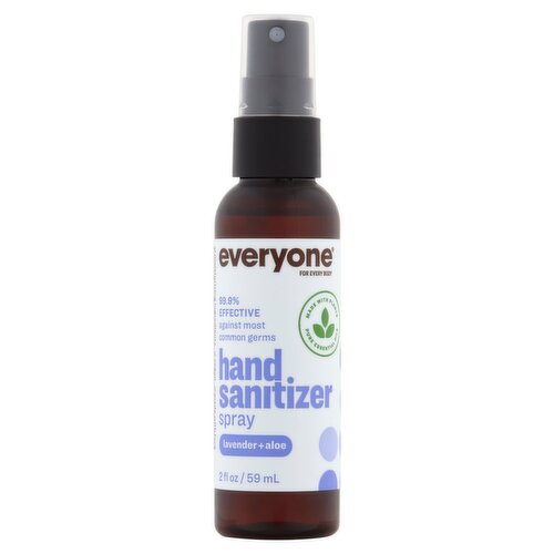 Everyone Lavender + Aloe Hand Sanitizer Spray, 2 fl oz