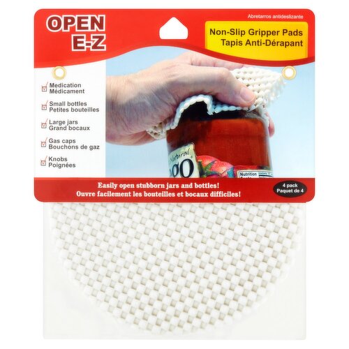 Open E-Z Non-Slip Gripper Pads, 4 count