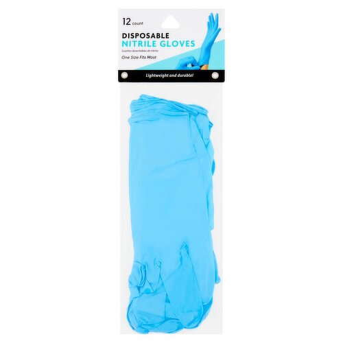 Jacent Disposable Nitrile Gloves, 12 count