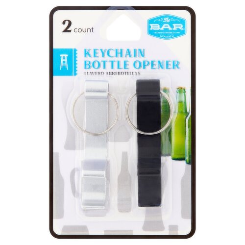 The Bar Keychain Bottle Opener, 2 count