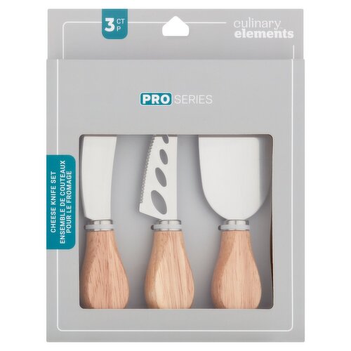 Culinary Elements Pro Series Cheese Knife Set, 3 count
