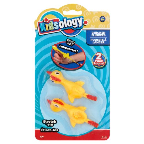 Kidsology Chicken Flingers, Age 6+, 2 count