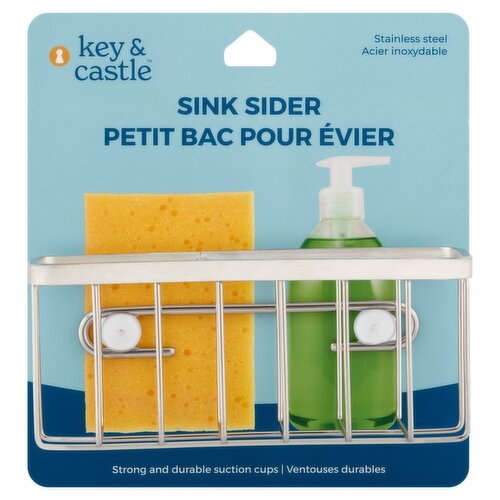 Key & Castle Stainless Steel Sink Sider