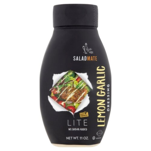 Saladmate Lite Lemon Garlic Dressing, 11 oz