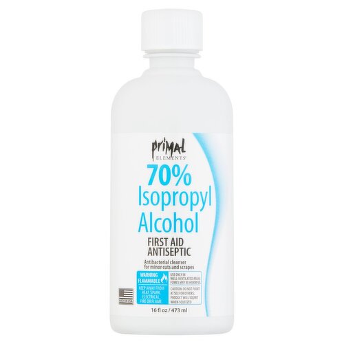 Primal Elements 70% Isopropyl Alcohol, 16 fl oz