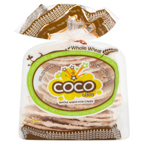 Coco Lite Whole Wheat Pop Cakes, 2.64 oz