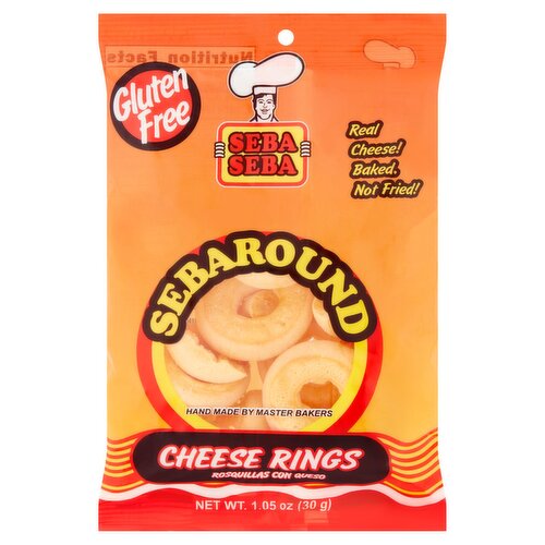 Seba Seba Sebaround Cheese Rings, 1.05 oz