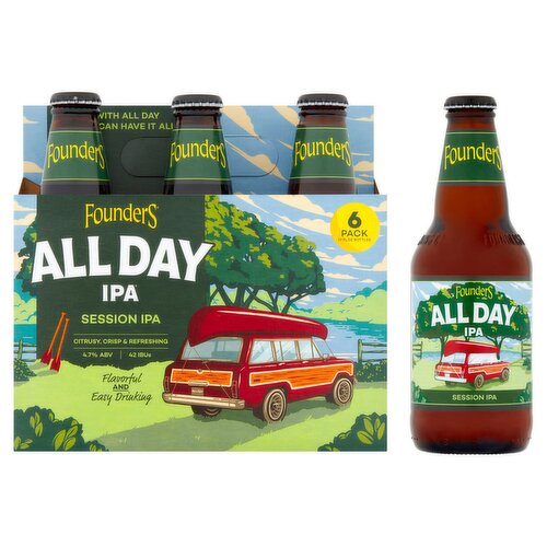 Founders All Day Session IPA, 6 count, 12 fl oz