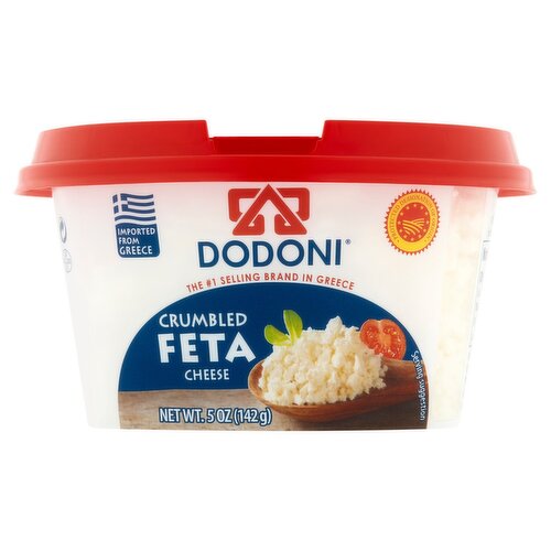 Dodoni Crumbled Feta Cheese, 5 oz