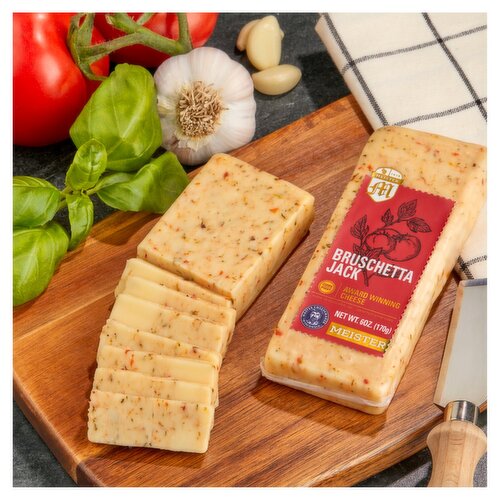 Meister Bruschetta Jack Cheese, 6 oz
