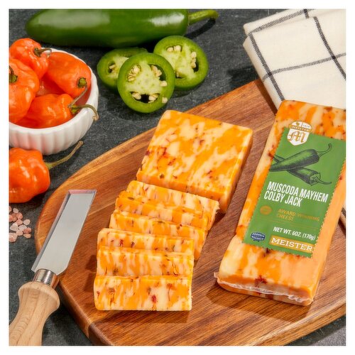 Meister Muscoda Mayhem Colby Jack Cheese, 6 oz