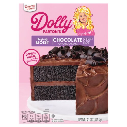 Duncan Hines Dolly Parton's Chocolate Flavored Cake Mix, 15.25 oz