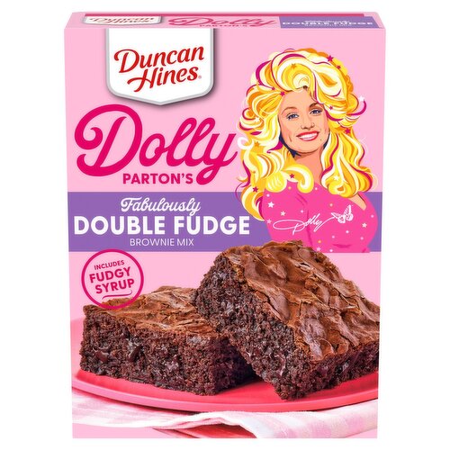 Duncan Hines Dolly Parton's Fabulously Double Fudge Brownie Mix, 17.6 oz