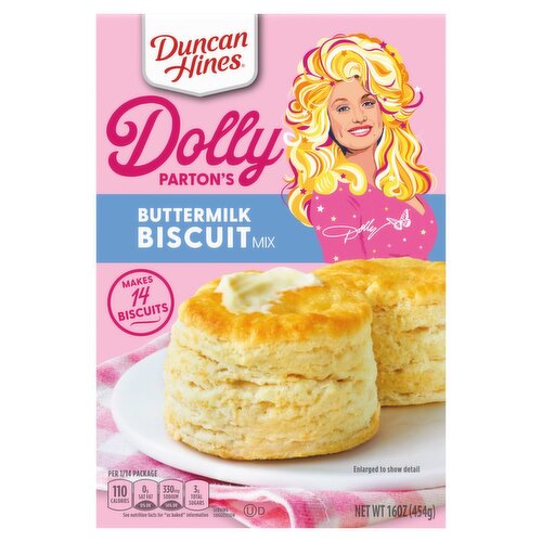 Duncan Hines Dolly Parton's Buttermilk Biscuit Mix, 16 oz