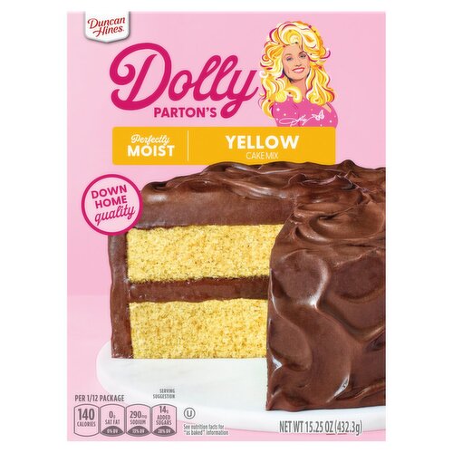 Duncan Hines Dolly Parton's Yellow Cake Mix, 15.25 oz